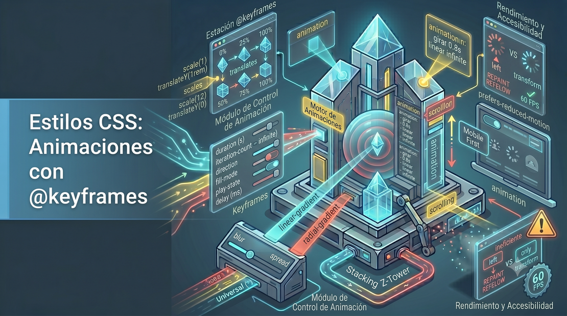 Estilos CSS: Animaciones con @keyframes