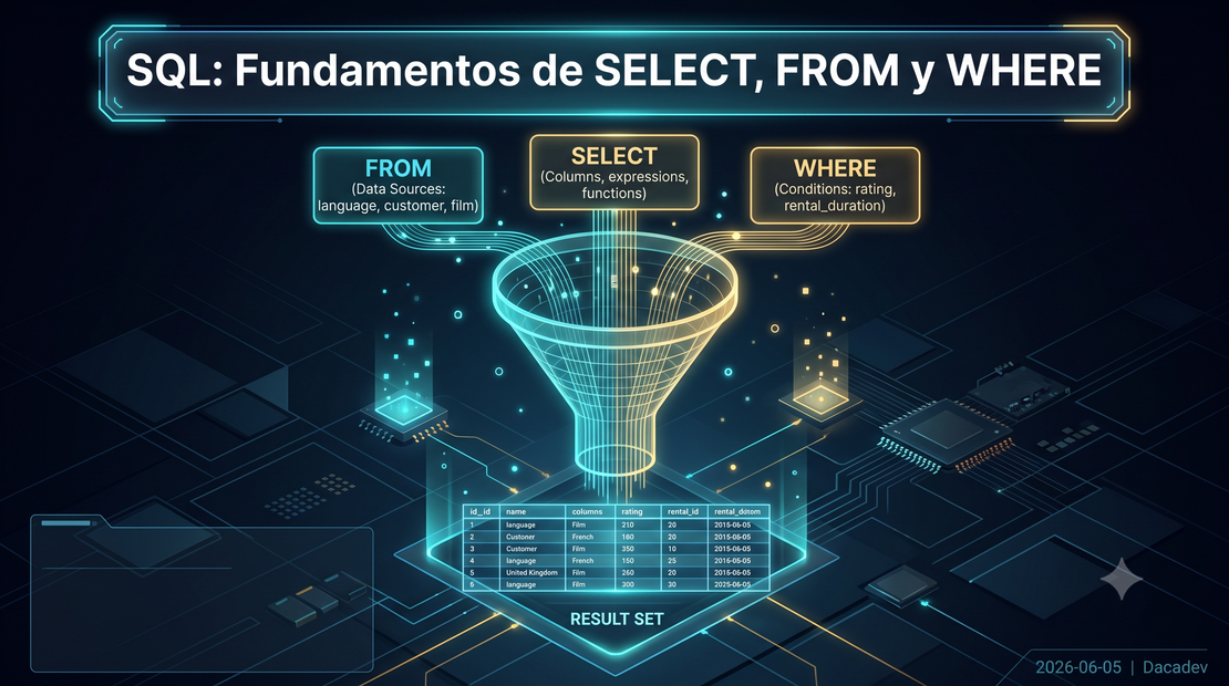 SQL: Fundamentos de SELECT, FROM y WHERE
