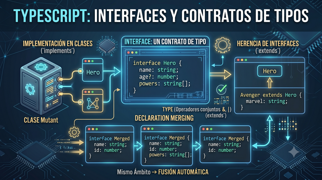 TypeScript: Interfaces y contratos de tipos