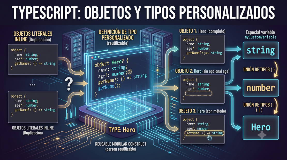 TypeScript: Objetos y tipos personalizados
