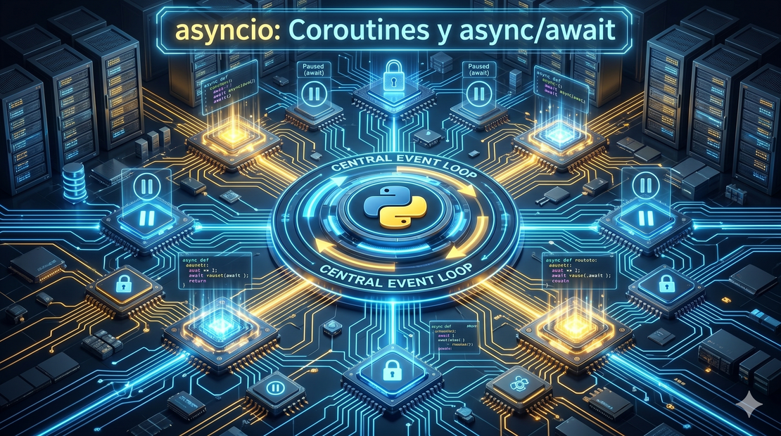 Coroutines y async/await: Tu Primer Código Asíncrono en Python